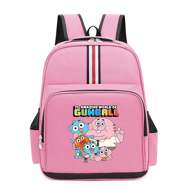 

The Amazing World of Gumball Printing Backpack Students Daily Schoolbag Waterproof Children Backpack Girls Cute Bookbag Mochila