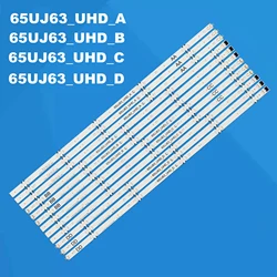 12 PCS/set LED Backlight Strip For 65UJ6300 65UJ630V 65UJ634V 65UJ5500 65UK6100 Innotek 17Y 65inch_A-Type SSC 65UJ63_UHD_A B C D
