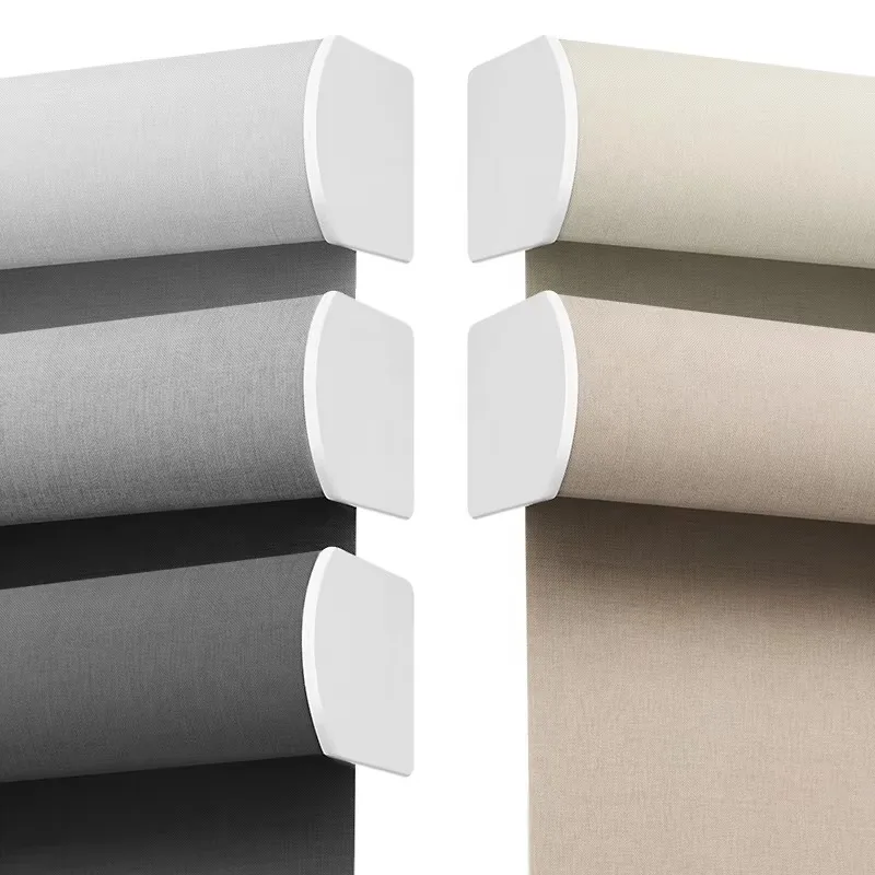

Customized Blackout Roller Blinds Shades with Wifi Zigbee Electric Motorized Control for Office And Home Window Covering