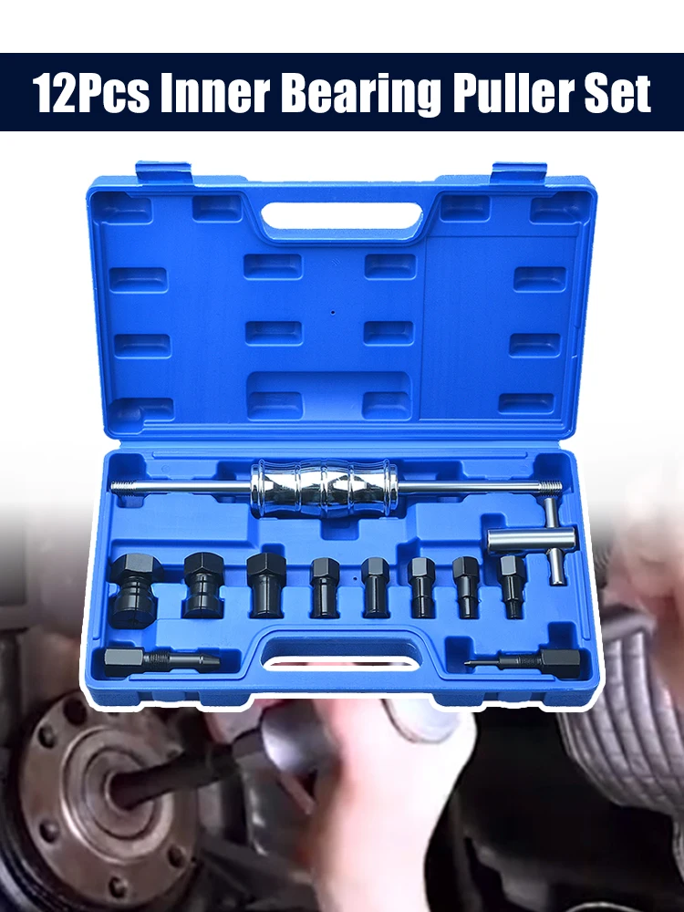 12Pc/14Pc Interne Lager Remover Schuifhamer Set Blind Gat Innerlijke Lagertrekker Set Lagertrekker