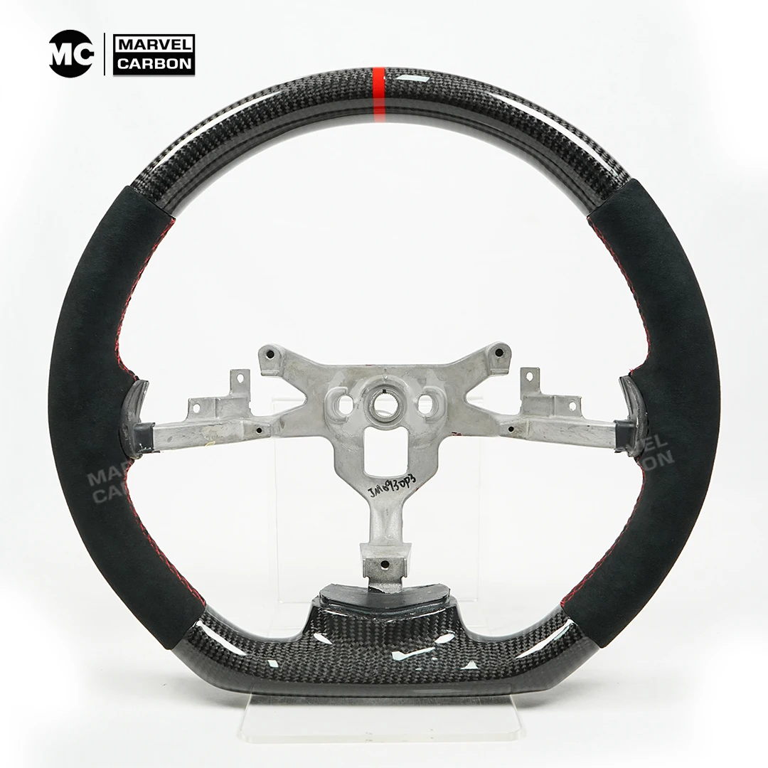 

Carbon Fiber Steering Wheel leather Alcantara For Chevrolet Corvette C6 z06 zr1 2006 2007 2008 2009 2010 2011 No Airbag