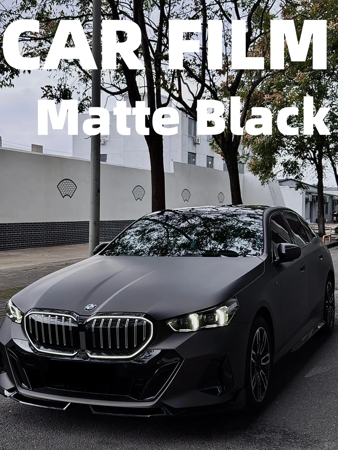 Matte Black Car Film Waterproof Highest Quality Full Vehicle Coverage Vinyl Wrap Vehicle Wrap Car Decoration 1.52*17M