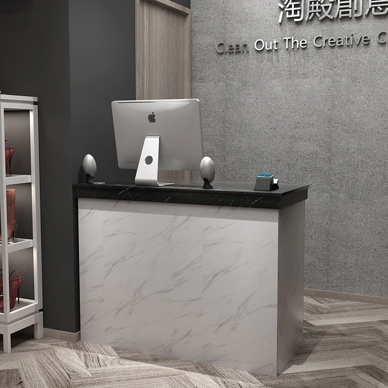 Simple Custom Reception Desks Salon Beauty Salon Bar Counter Office Small Luxury Escritorio De Recepcion Office Furniture