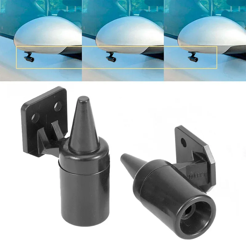 

2PCS Ultrasonic Whistles Safety Sound Alarm Black Car Deer Animal Alert Warning