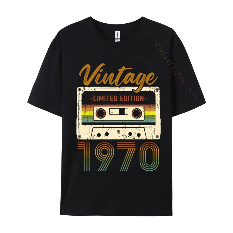 

Vintage Cassette Tape Limited Edition 1970 Street Tops T Shirt Discount Premium Top T-Shirts Men's T-Shirt Vintage