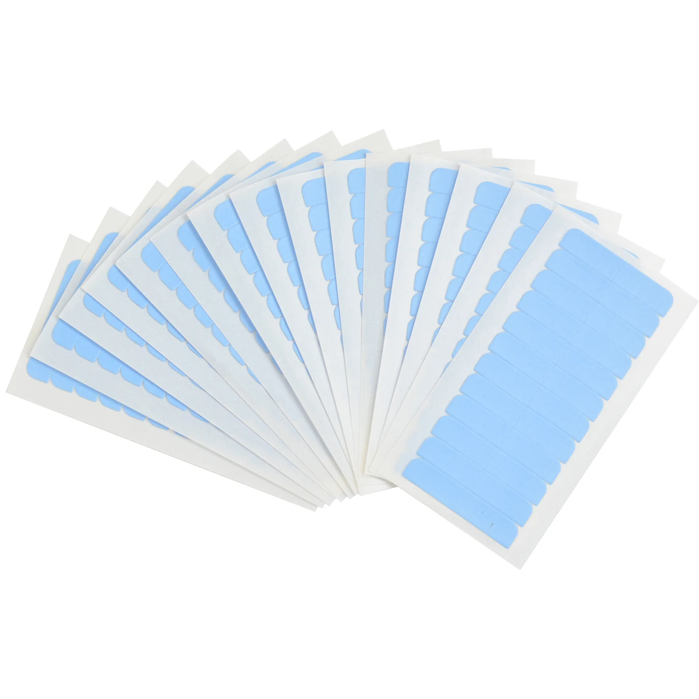 15 folhas 180pcs fita dupla face de substituição extensões de cabelo fita adesiva para extensões de cabelo