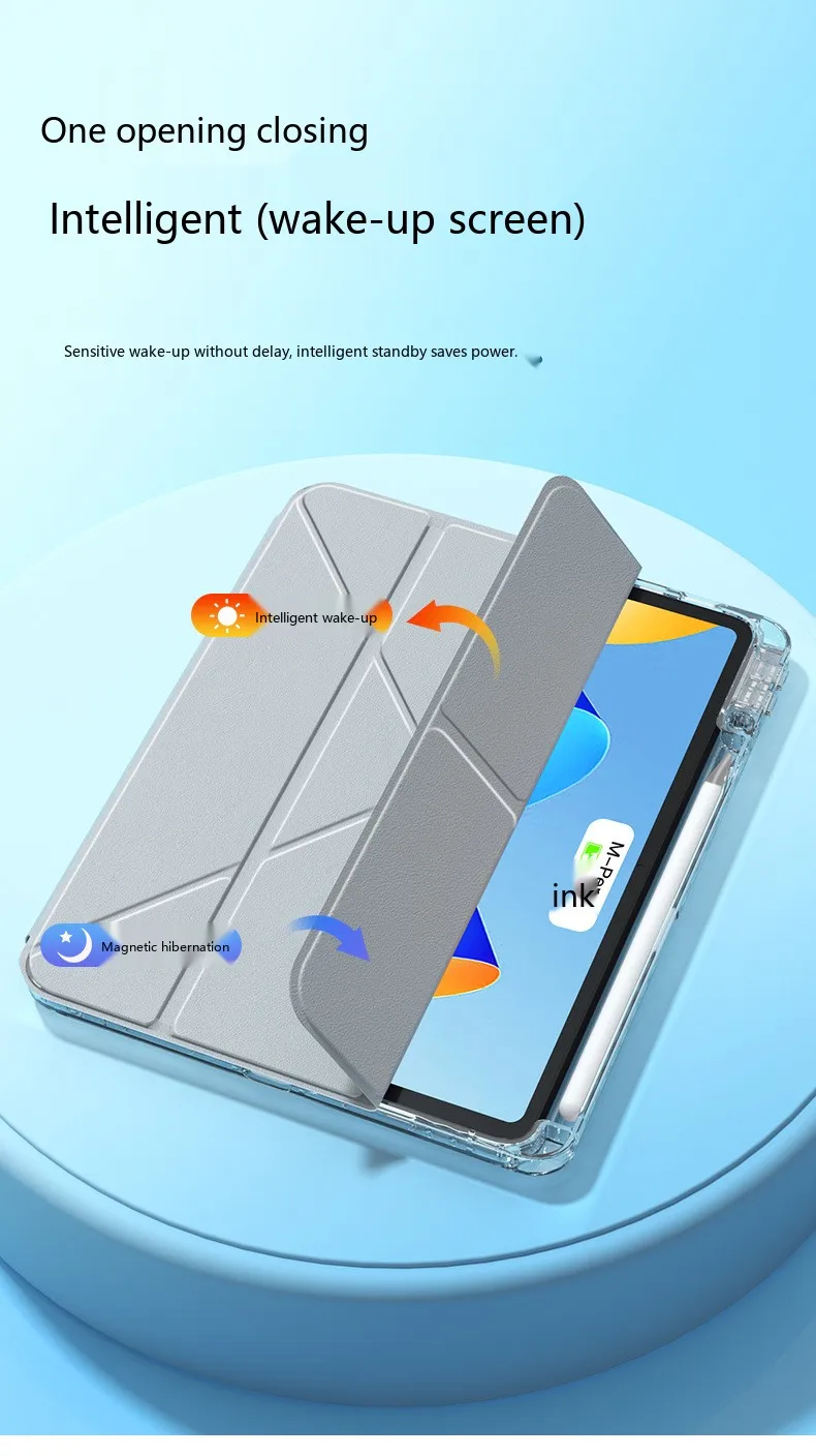 Für Huawei MatePad Honor Pad 12,3 12,1 11,5 11 10,8 10,4 Zoll Leder Multifunktionale Stoßfeste Schutzhülle – Detail 13