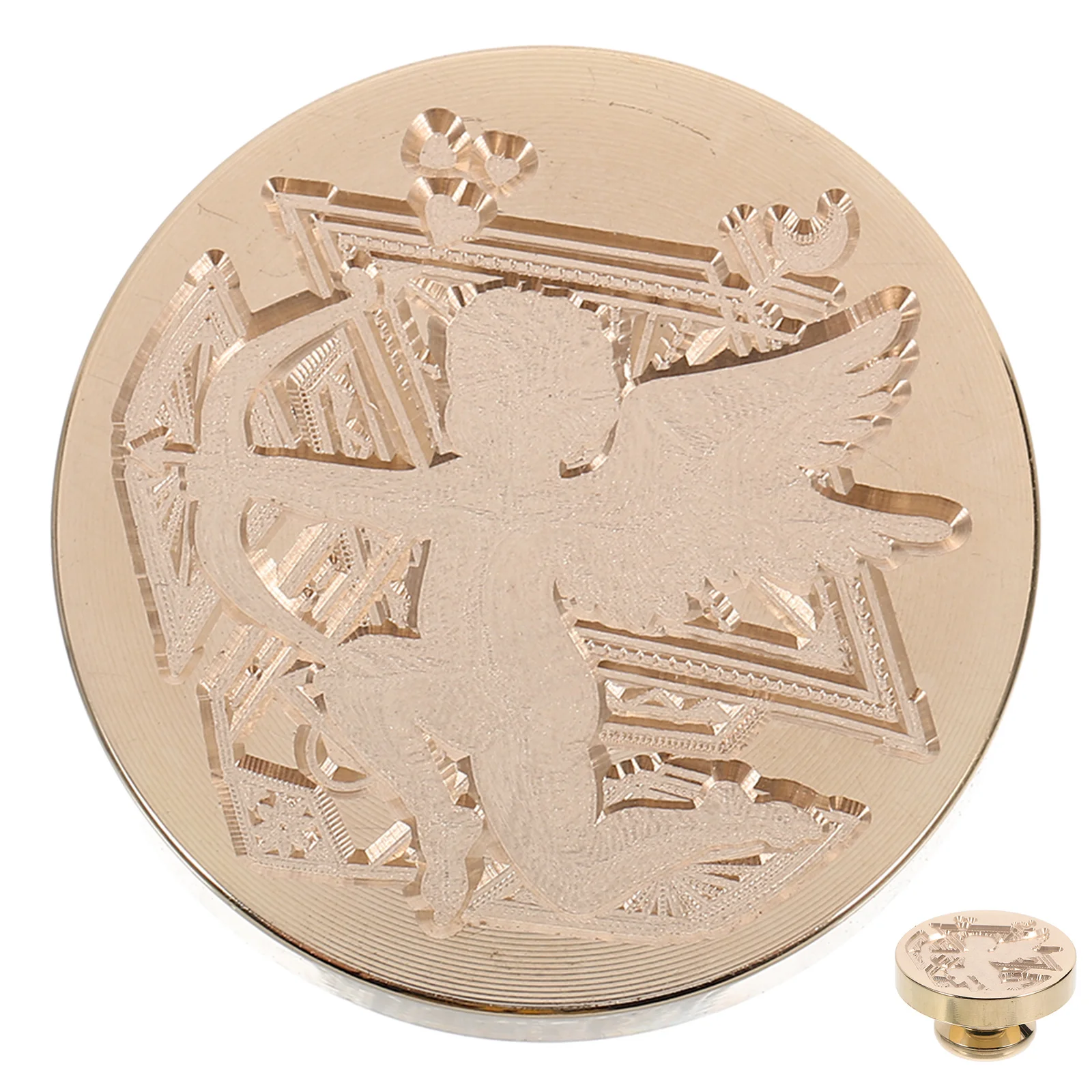 Copper Wax Seal Head Retro DIY Craft Letter Sealing Wax for Envelopes Invitation Cards Gift Packaging