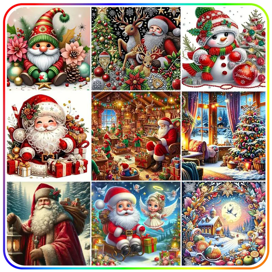 

SDOYUNO 5D Diamond Painting Festive decoration Diamond Pictures To Make Christmas gift Diamond Art Kit Diamond Mosaic Embroidery