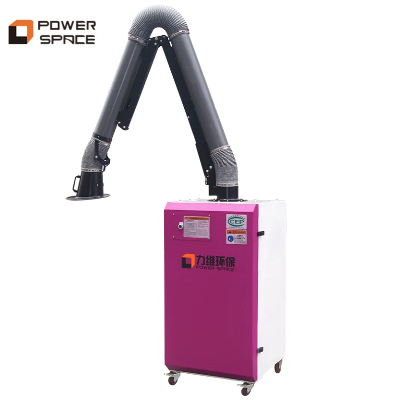 

High efficiency portable welding fume and dust extractor or collector for industrial use factory supply directly