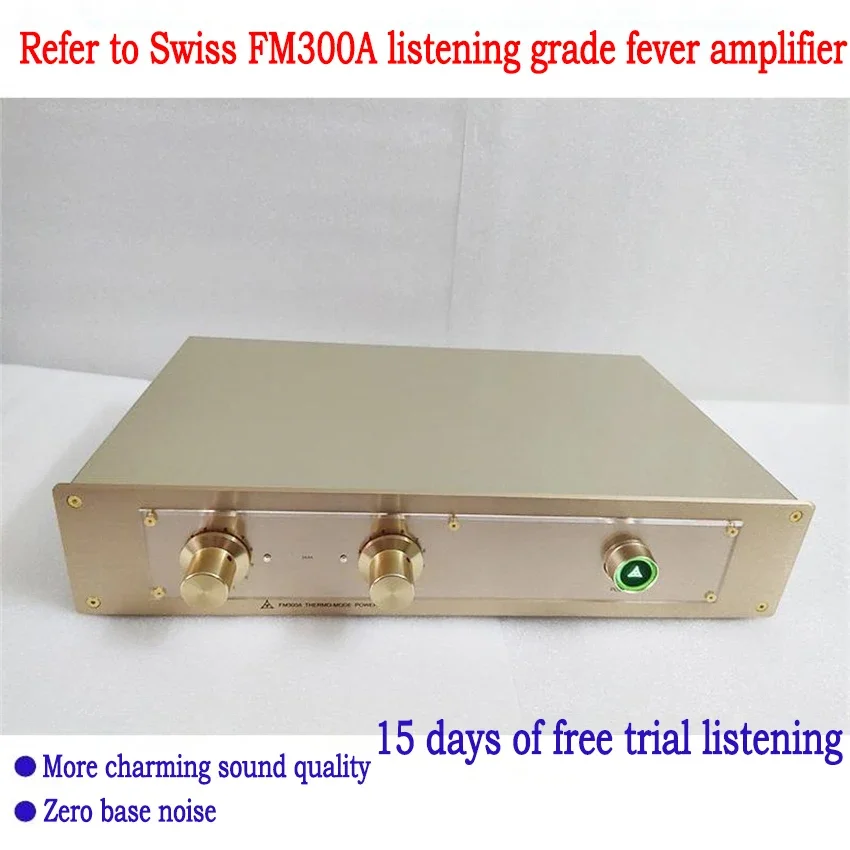 For DIY FM300A  Fever Amplifier  Acoustics  HI-FI  Audio 150W*2 4Ω 80W*2 8Ω Power Amplifier Impedance range 2 to 8 Ω