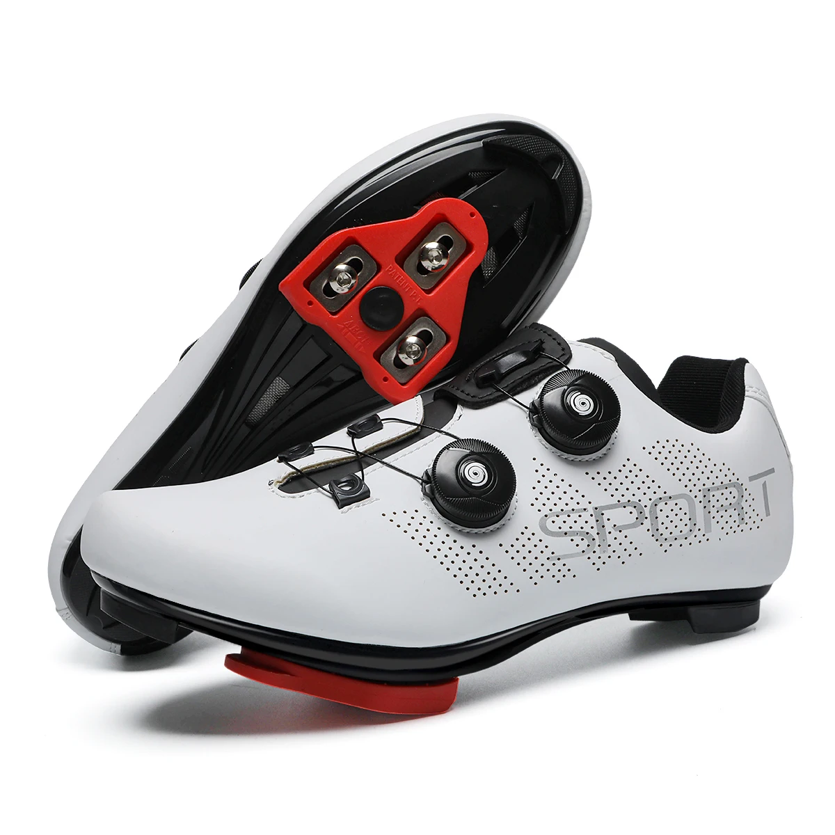 

New Road Cycling Shoes Men's Outdoor Sports Riding Shoes Women's Lock-assisted Professional Hard Bottom Non-slip Bicycle Shoes