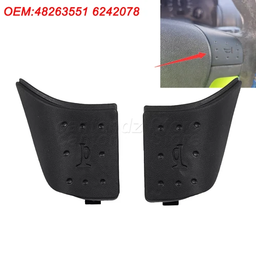 2 uds botón de bocina de volante izquierdo derecho para Vauxhall Opel Corsa C Tigra B Meriva A Combo C 93173876 48263551 6242078