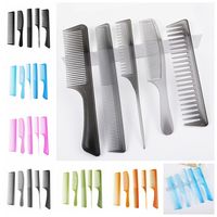 5pcs/set Multifunctional Hairdressing Combs Set Makeup Anti-slip Hair Cutting Comb Kit Durable Professional