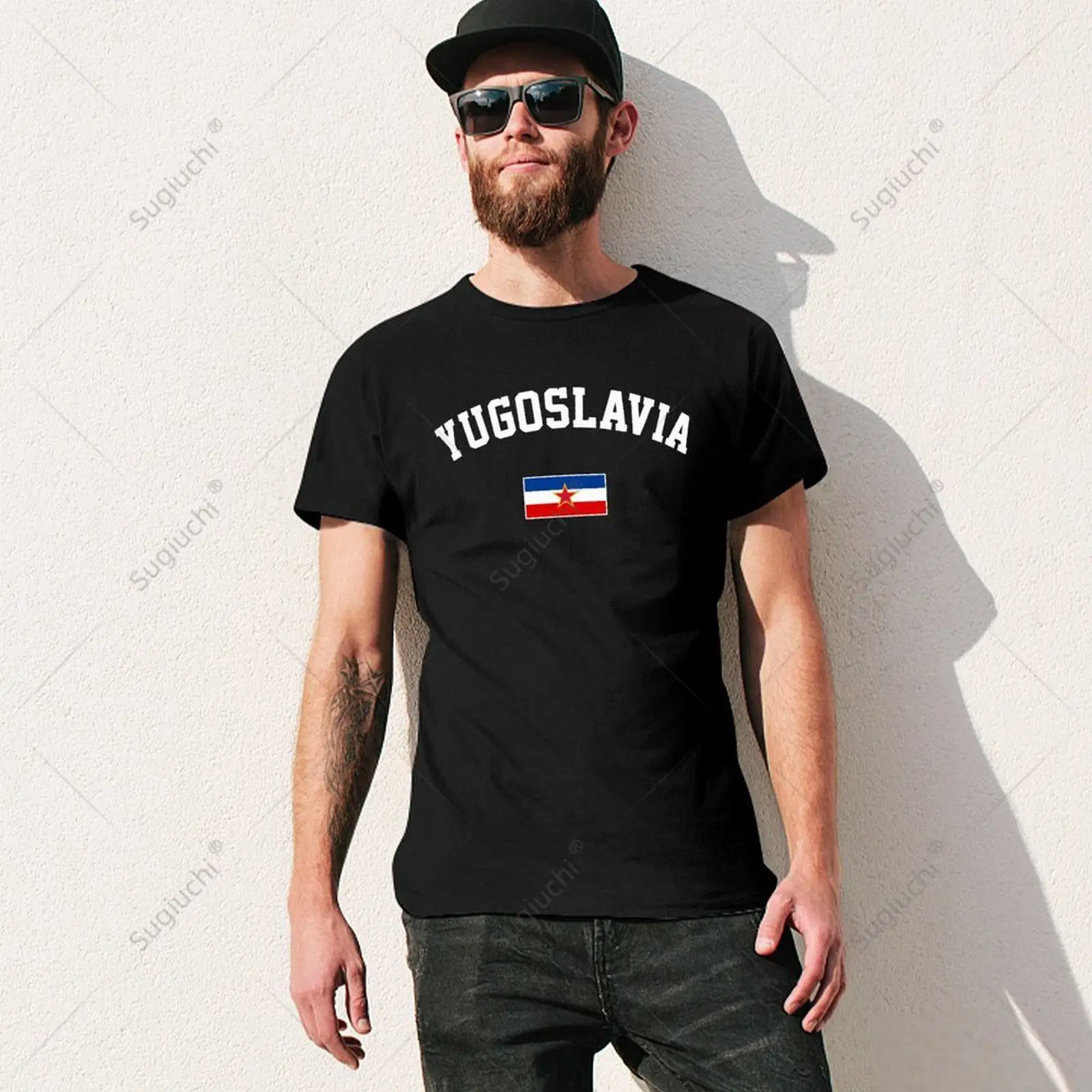 Unisex Men Yugoslavia Independence Day Tshirt Tees T Shirts Women Boys 100% Cotton T-Shirt