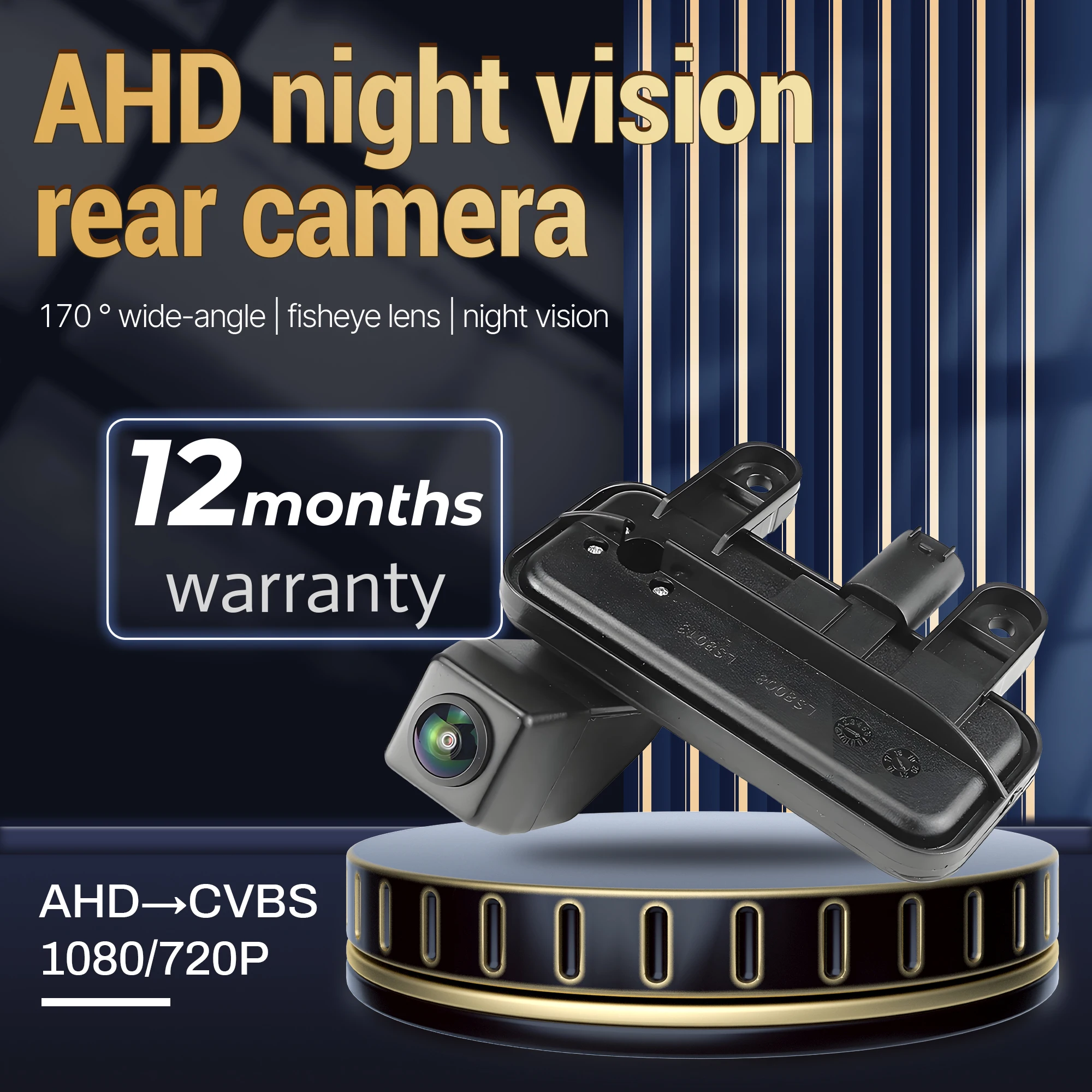 

CVBS AHD 1080P 170°Car Rear Trunk Handle Camera For Mercedes Benz B Class W246 B180 B200 W212 E Class W207 C/CLC W203 E200