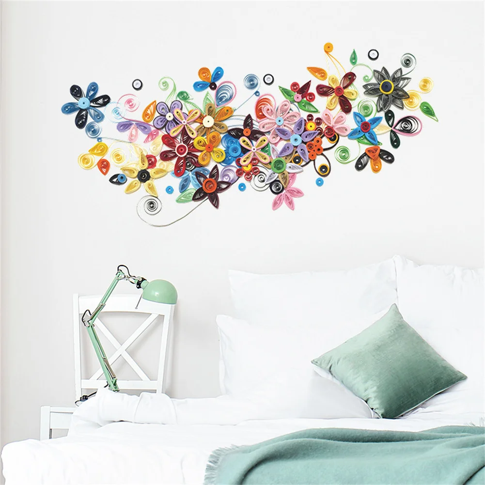 DIY Application Home Decor Bedroom Decor PVC Material Removable Material Suitable For Various Surfaces For Bedroom As Pictured