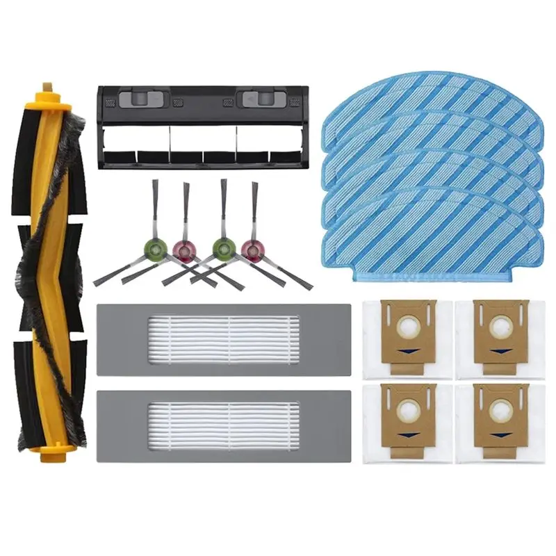 

ABJY-Для ECOVACS Deebot T9 AIVI T8 AIVI N8 Pro Робот-пылесос Основная боковая щетка HEPA-фильтр Швабра Тканевые мешки для пыли Замена