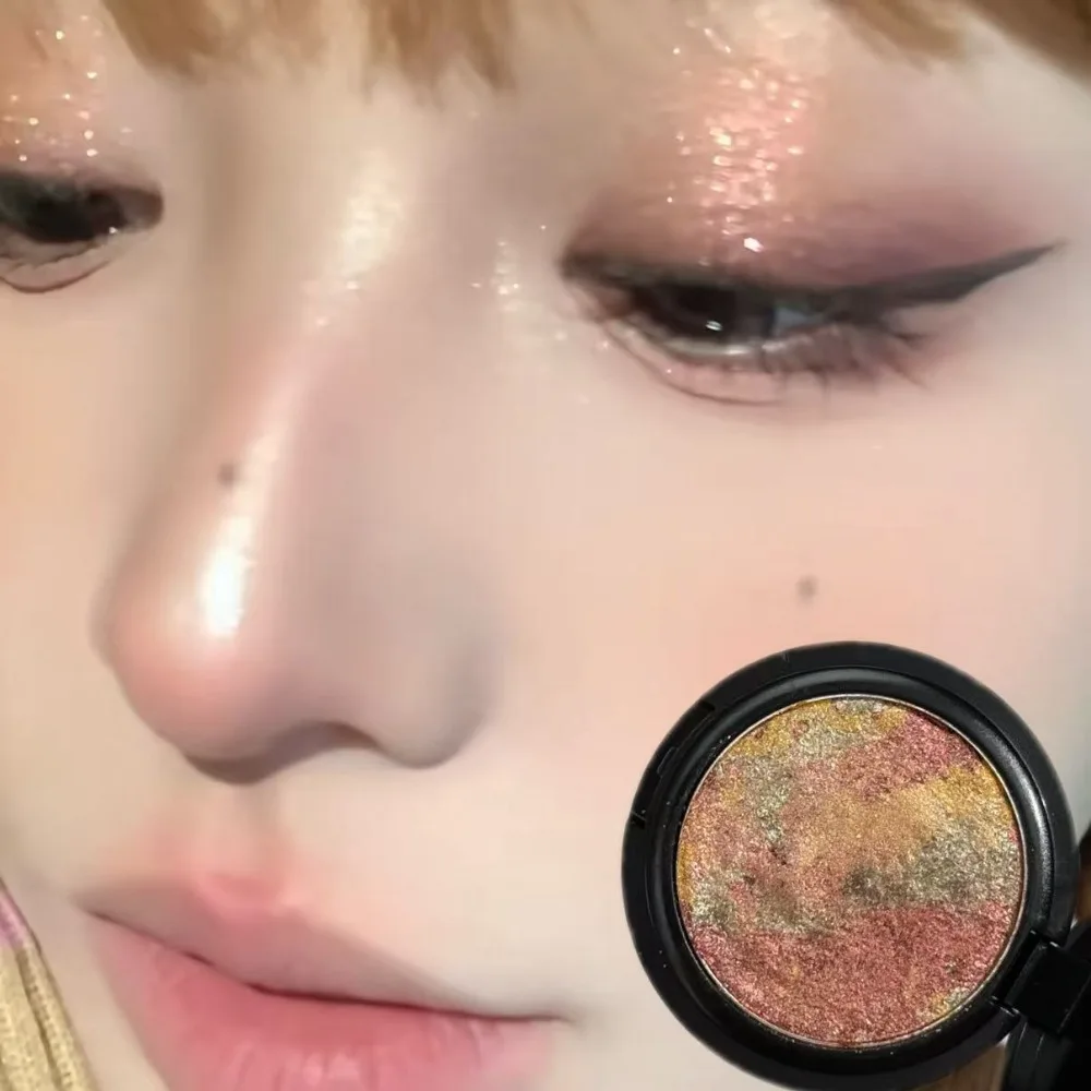 Olieverfschilderij Oogschaduw Veelkleurig mengselpalet Shimmer Highlighter Blue Earth Tone Sparkle Chameleon Charmante oogmake-up