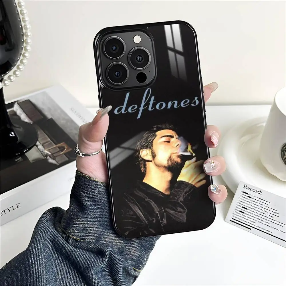 Coque de téléphone Rock Band d-deftones, étui de chargement sans fil magnétique Magsafe pour IPhone 16 15 14 13 12 11 Pro Max Plus Mini