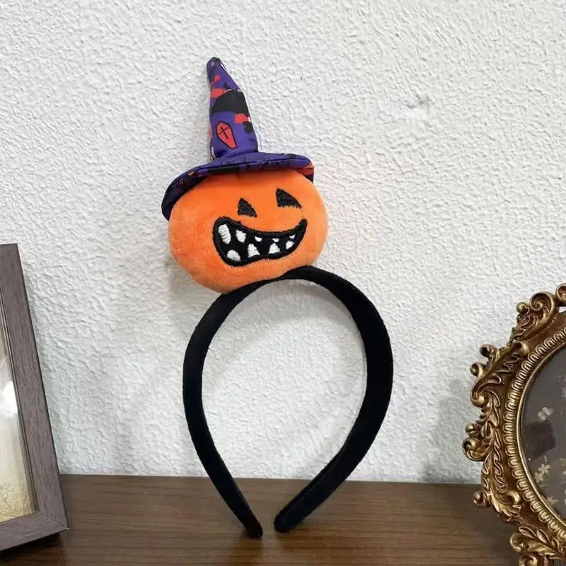 Diademas poliéster suave para Halloween para niños y adultos, accesorio ligero para fiestas disfraces, adorno para a