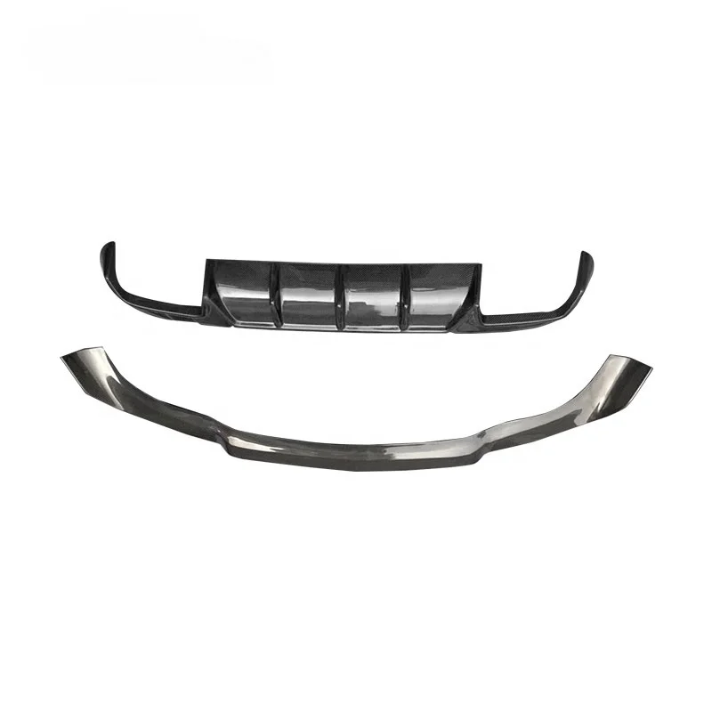 

CLY Front Lip For Benz W212 E Class Facelift Bra-bus Front car bumper Lip Carbon Fiber Anterior lip Spoiler