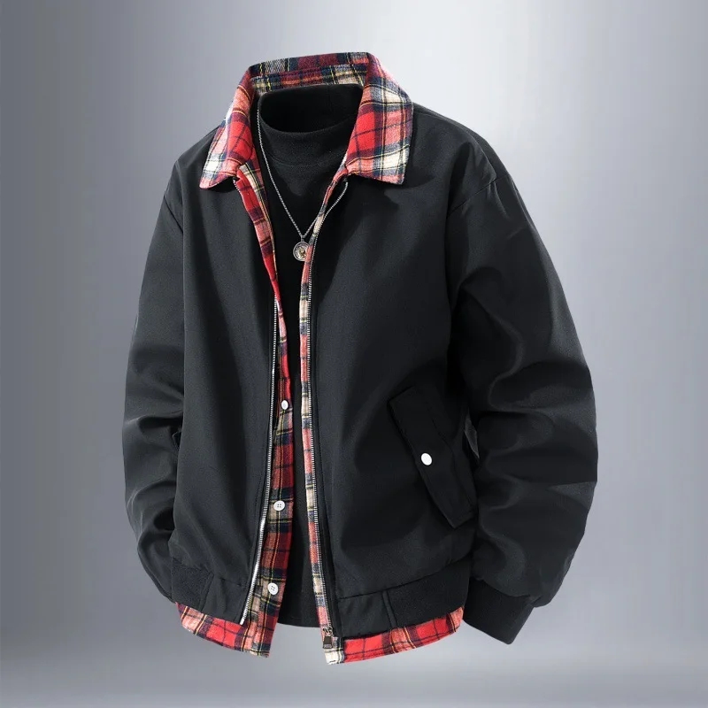 Unisex American Casual Jacket Spring Autumn 2025 Windproof Breathable Skin-Friendly Comfortable New Arrival