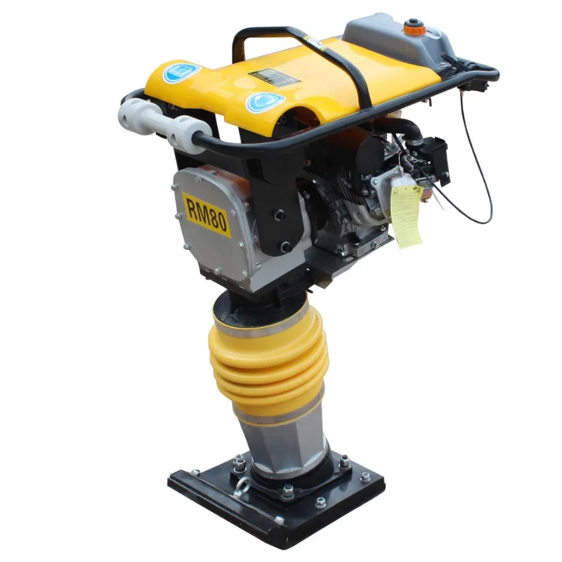 

Gasoline impact rammer foundation