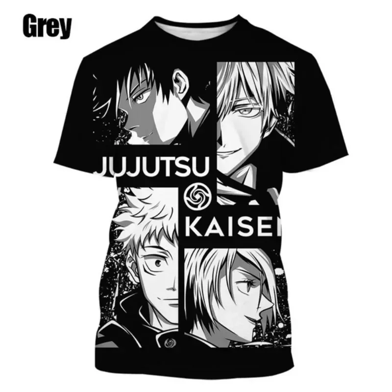 Anime Jujutsu Kaisen 3d Printing T-shirt Oversized Haikyuu T Shirt Women and Men Casual T-shirt Cool Short-sleeved T-shirts