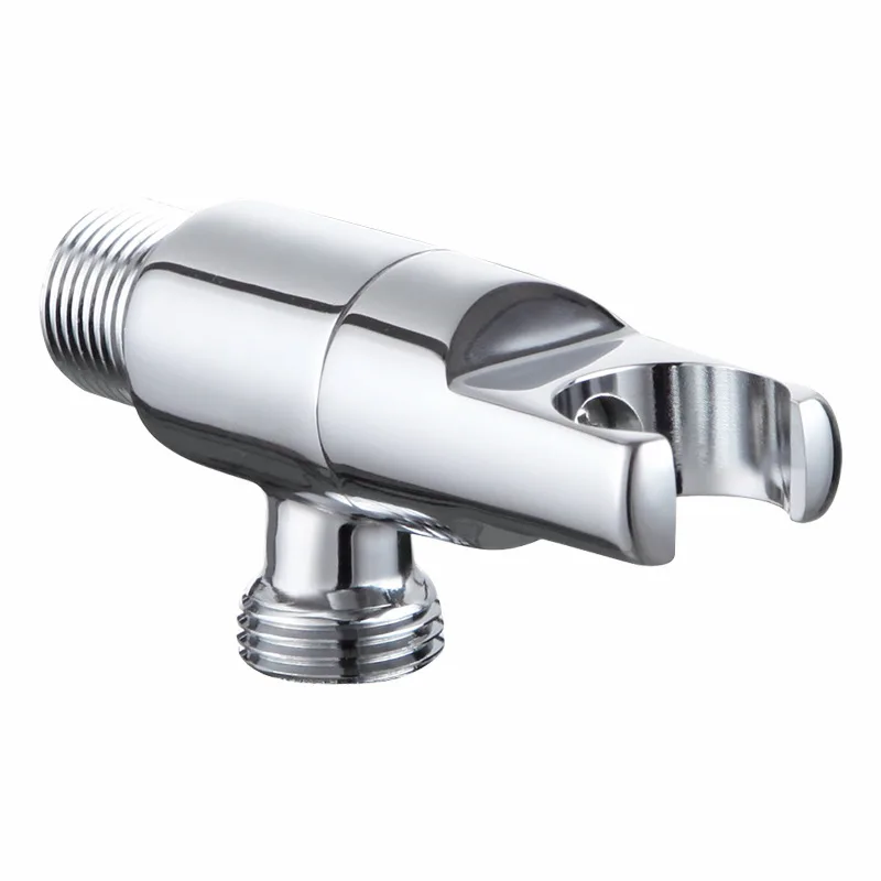 All-copper Bathroom Triangle Valve Joint Angle Rotatable Switch Valve Chrome-plated Diameter Water Valve