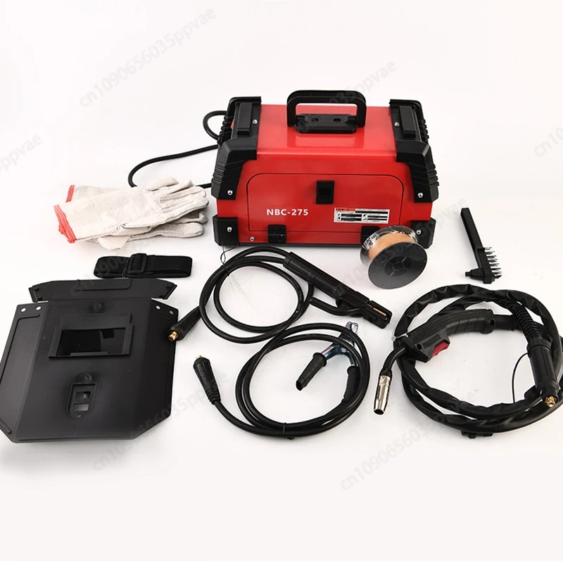 Soldador MIG sin gas de 220V, máquina de soldadura por arco con núcleo fundente portátil, adecuada para proyectos industriales domésticos, fácil de transportar y usar