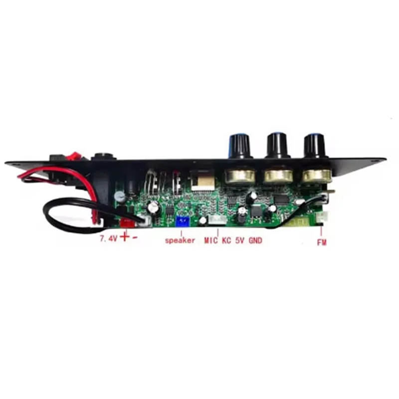 【2025 ใหม่】เมนบอร์ดเสียง 7.4V 20W เครื่องขยายเสียงบอร์ดบลูทูธบันทึกวิทยุถอดรหัสสำหรับลำโพง