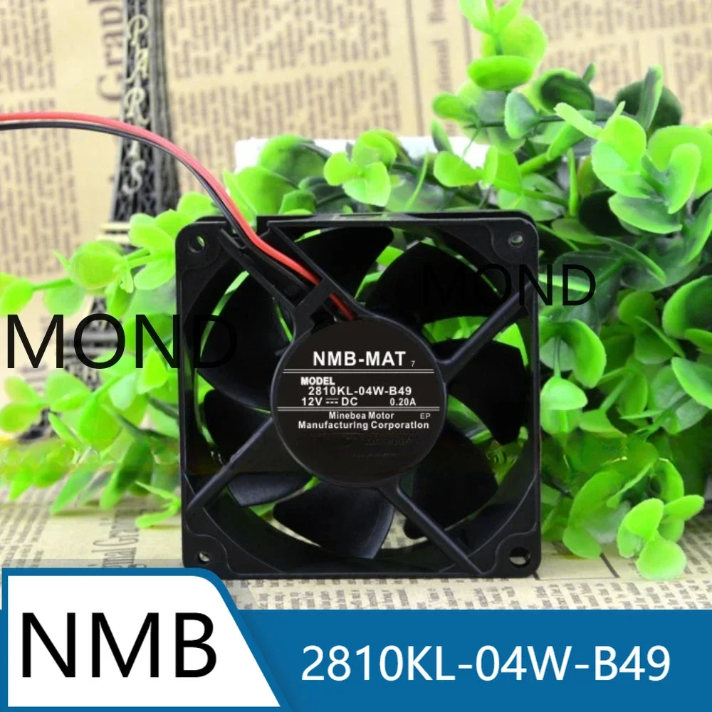 

NMB 2810KL-04W-B49 Server Fan NMB-MAT Axial Flow Silent Projector Radiator CPU Power Supply Cooling Fan 12V 0.20A 7CM 7025 New