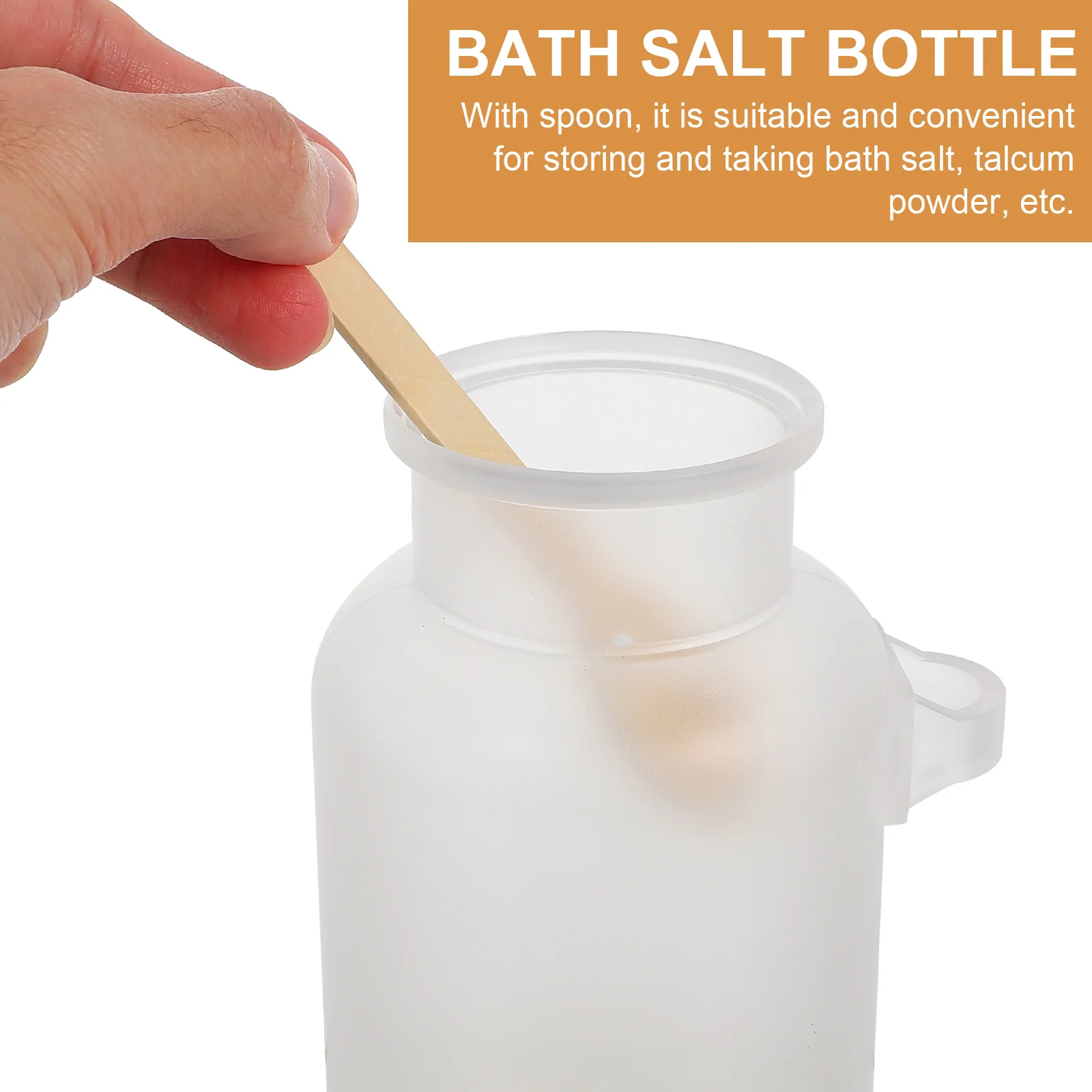 

Mask Powder Bottle Bath Salt Storage Sealed Jar Sub-Packaging Container For Talcum Powder Travel Leakproof Lightweight