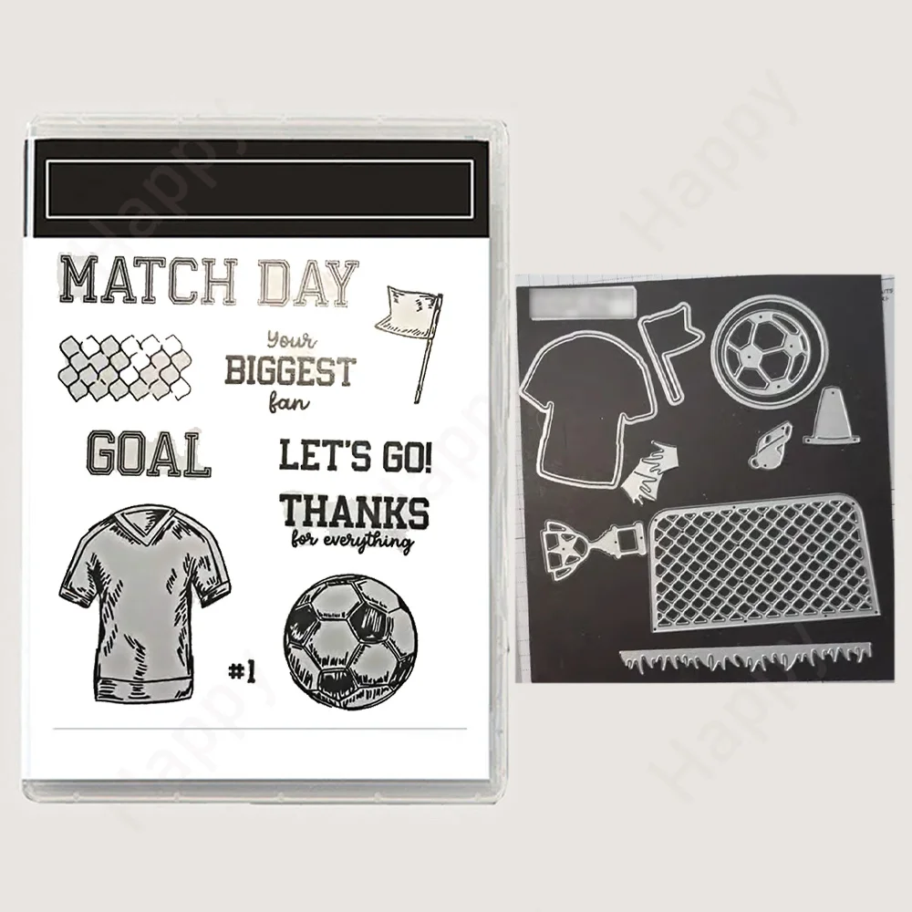 Match Day Dies Metal Cutting Dies Stamps and Die Set Alphabet Mold Scrapbooking Craft Decoration Embossing Template DIY Handmade - Image 5