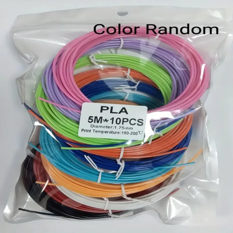 10/20/30 kleuren 3D-penfilament 1,75 mm PLA, elke kleur 16,4 voet (5 m), totaal 492 voet (150 m) 3D-penfilament, willekeurige kleur