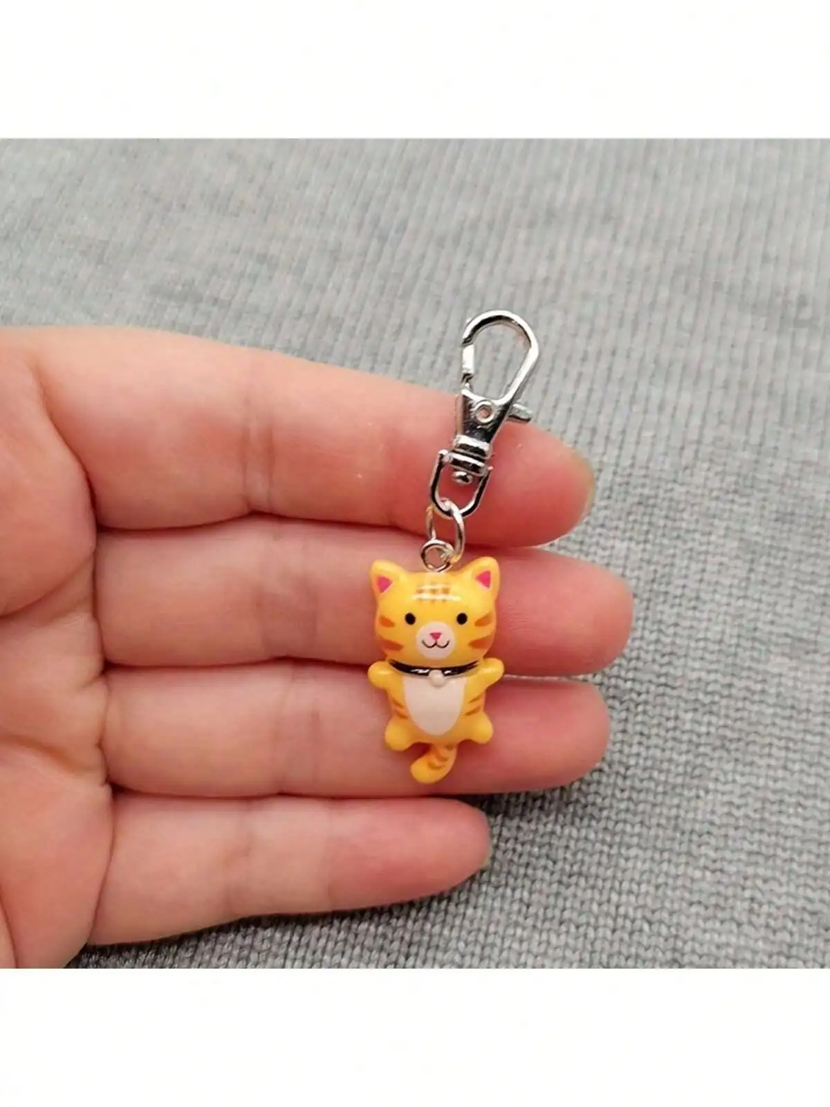 7pcs Cat Keychain For Men And Women Cartoon Accessories Durable Keyring With Lobster Clasp Decorative Gift For Bags Car Keys - AliExpress 36 - Image 5