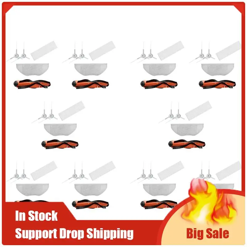 

Top Deals 10X For XIAOMI MIJIA G1 MJSTG1 Mi Robot Vacuum-Mop Essential Xiaomi Accessories Main Roller Brush Hepa Filter Mop Clot