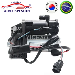 For Land Rover Discovery 3/4 LR3 LR4 Range Rover Sport 2005-2013 AMK Air Suspension Compressor with Line LR061888 LR045251