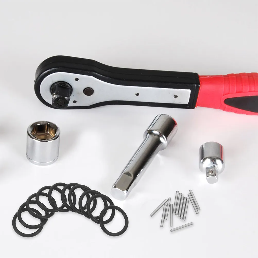 20 Sets Rubber Steel Pull Ring O-Ring Replacement Pins Impact Socket Pin Kit for Electric Wrench Repair Tools Maintenance