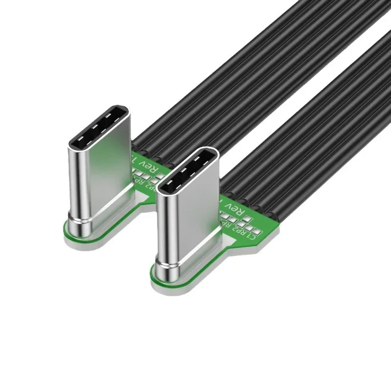 كابلات بيانات USB 2.0 Type-c مباشرة لأعلى ولأسفل بيانات بزاوية يسار ويمين PD 45 وات شحن سريع للكمبيوتر اللوحي والهواتف المحمولة التي تعمل بنظام أندرويد