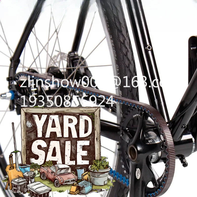 Bicycle wagon belt drive tooth disc flywheel gear tooth disc cdx