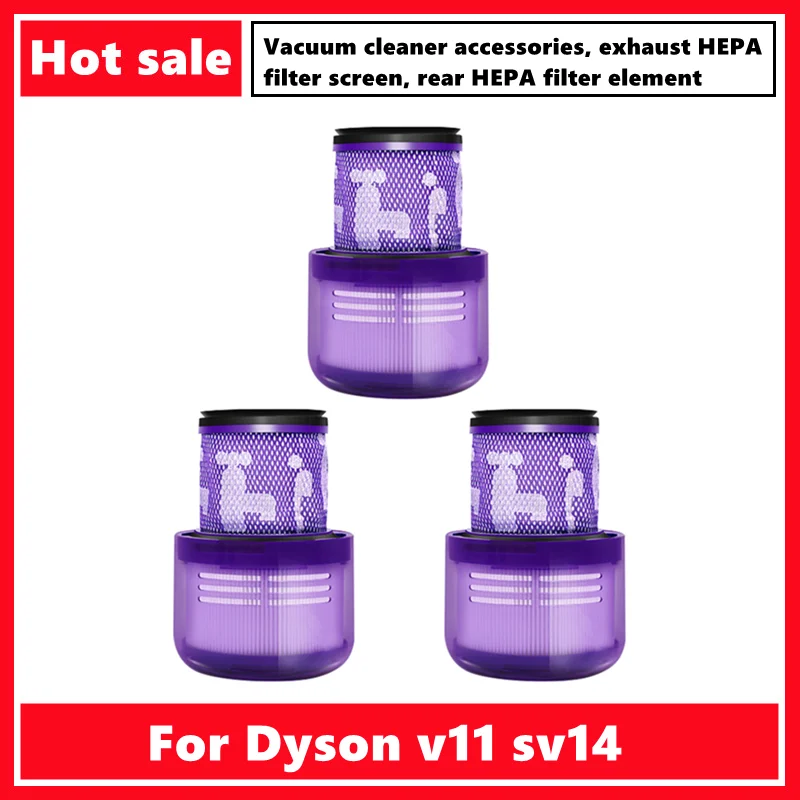 For Dyson v11 sv14 vacuum cleaner accessories, exhaust HEPA filter screen, rear HEPA filter element