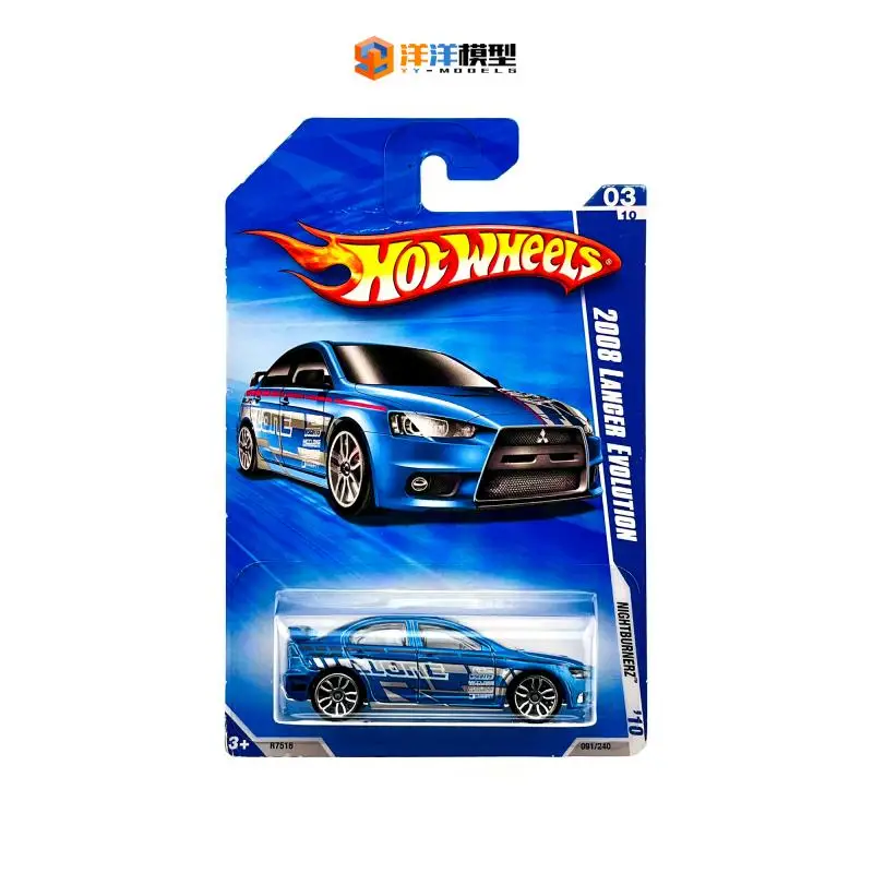 Hot Wheels 1:64 2008 lancer evolution Collection of die cast alloy trolley model ornaments