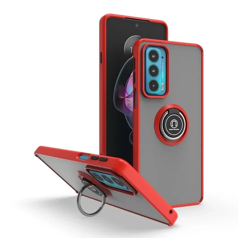 Funda con soporte de rotación 360 para Motorola Edge 20, funda magnética para vehículo, Moto Edge 20 Lite 20 Pro, Maleta Moto Edge 30 40 Pro