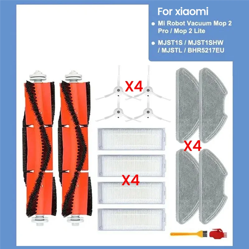 Kit de piezas de repuesto A83G para Mi Robot Vacuum-Mop 2 Pro, Mop 2 Lite, MJST1S, MJSTL, BHR5217EU