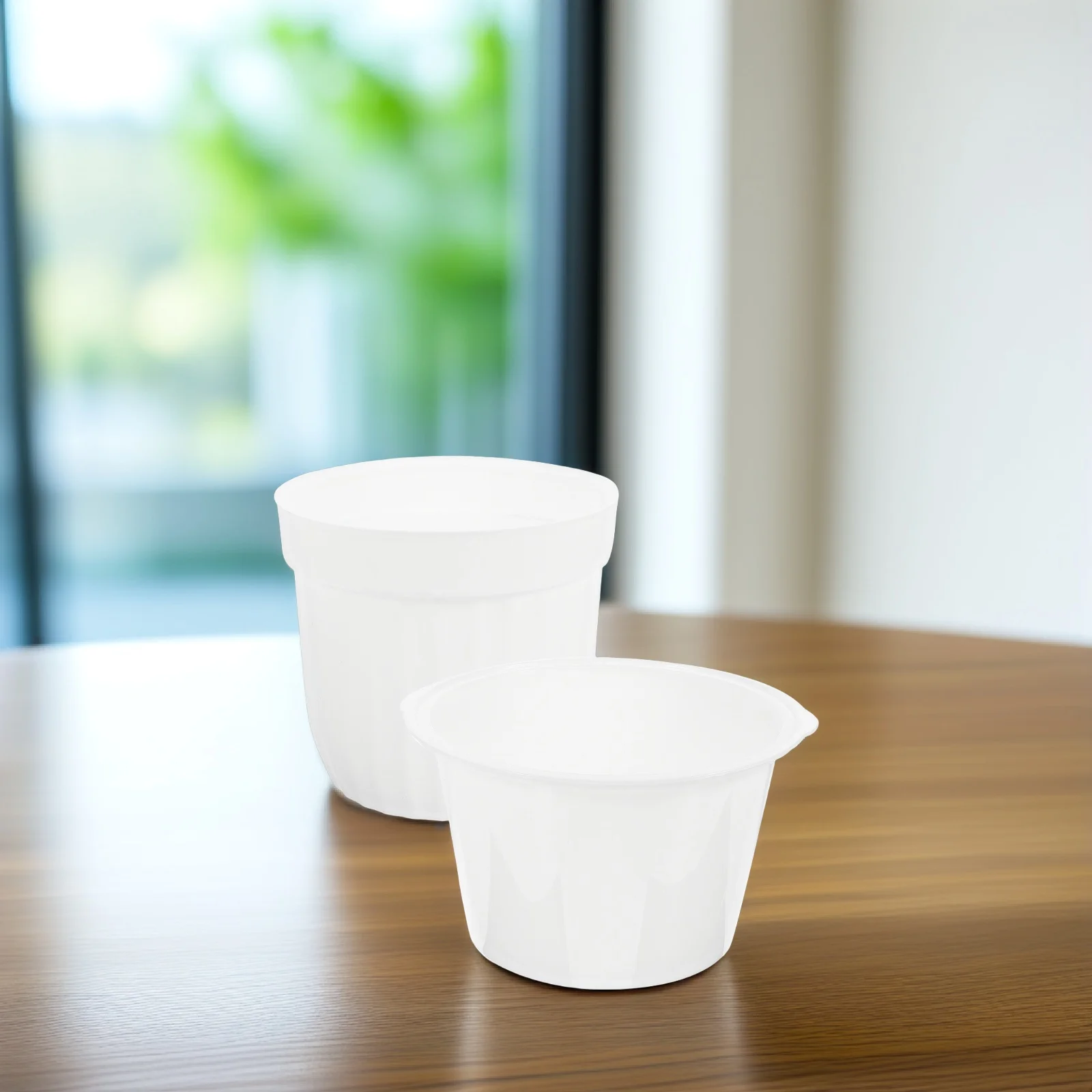 

2 Pcs Self-priming Flower Pot Planter Pots for Indoor Plants Planting Watering Desktop Windowsill