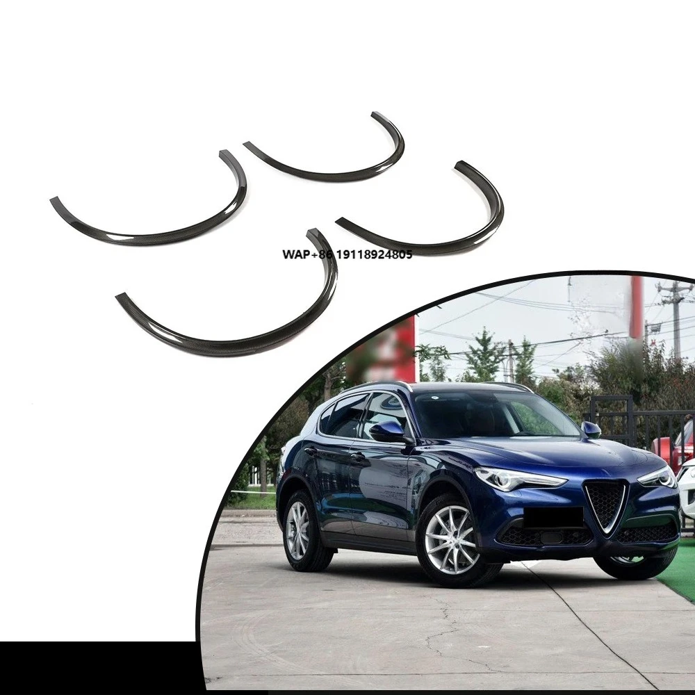 

Углеродное волокно, автомобильное колесо, брови, арка, отделка губ, расширители крыльев, защита или для Stelvio 2017-2019