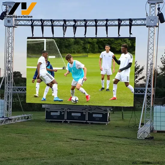 P2.9 7680Hz High Refresh Indoor LED Screen 4x3m Turnkey Rental LED Video Wall System for Church Event Stage Backdrop