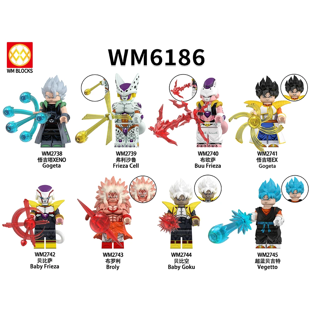 

Dragon Ball WM6185 WM6186 X0356 Japan Adventure TV Shows Mini With Balls Action Figures Educational Toys For Children Gifts